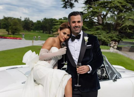 Newlyweds, Olivia Amato and Daniel Waldron in Ireland. 